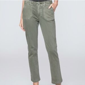 PAIGE Olive Cropped Women's Jeans